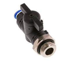 2-Way Straight Ball Valve 6 mm - G3/8'' Plastic/Brass