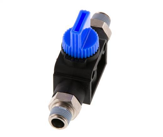 3/2-Way Shut-Off Hand Valve R1/8'' Plastic/Brass