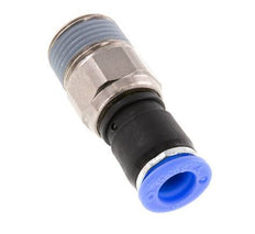 8mm & R3/8'' Swivel Joint Push-In-Male Threads Nickel-Plated Brass/PBT NBR Rotatable