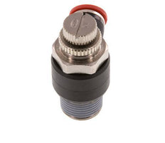 Flow Control Silencer Meter-In Elbow 8 mm - R3/8'' Brass/PA 66