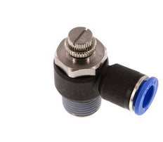 Flow Control Silencer Meter-Out Elbow 12 mm - R1/2'' Brass/PA 66