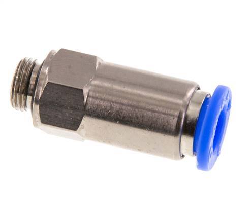 Push-In Check Valve 8mm & G1/8'' Male Brass/PBT 0.2-10bar (3-145psi) Hose-Thread