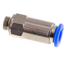 Push-In Check Valve 8mm & G1/8'' Male Brass/PBT 0.2-10bar (3-145psi) Hose-Thread