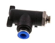 2-Way Elbow Ball Valve 10 mm - G1/4'' Plastic/Brass