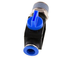 3/2-Way Shut-Off Hand Valve 10 mm - R1/2'' Plastic/Brass Tube-side venting