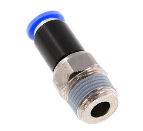 10mm & R1/2'' Swivel Joint Push-In-Male Threads Nickel-Plated Brass/PBT NBR Rotatable