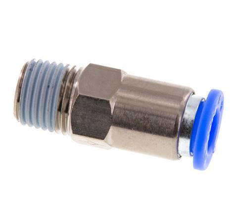 Push-In Check Valve 8mm & R1/4'' Male Brass/PBT 0.2-10bar (3-145psi) Hose-Thread