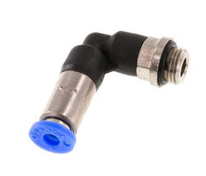 Push-In Fitting 4mm & G1/8'' Male Auto Shut-Off Elbow Brass/PBT 0-10bar (0-145psi) [2 Pieces]