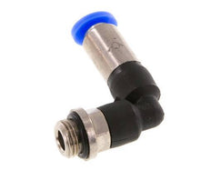 Push-In Fitting 4mm & G1/8'' Male Auto Shut-Off Elbow Brass/PBT 0-10bar (0-145psi) [2 Pieces]