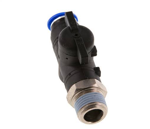 2-Way Straight Ball Valve 12 mm - R1/2'' Plastic/Brass
