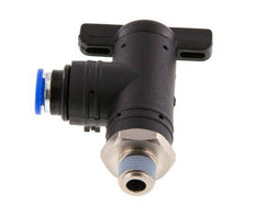 2-Way Elbow Ball Valve 6 mm - R1/8'' Plastic/Brass