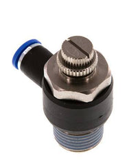 Flow Control Silencer Meter-Out Elbow 8 mm - R1/2'' Brass/PA 66