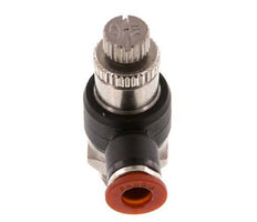 Flow Control Silencer Meter-In Elbow 6 mm - G1/4'' Brass/PA 66