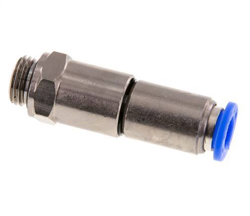 8mm & G1/4'' Quick Swivel Joint Push-In-Male Threads Nickel-Plated Brass/PBT NBR Rotatable