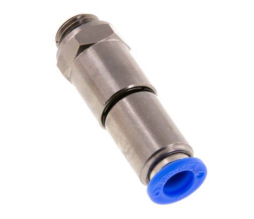 8mm & G1/4'' Quick Swivel Joint Push-In-Male Threads Nickel-Plated Brass/PBT NBR Rotatable