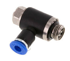 Flow Control Silencer Meter-Out Elbow 4 mm - G1/8'' Brass/PA 66 Slotted Screw