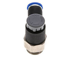 Flow Control Valve Meter-Out Elbow 8 mm - G3/8'' Brass/PA 66 Locknut