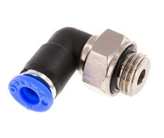 6mm & G1/4'' Elbow Swivel Joint Push-In-Male Threads Nickel-Plated Brass/PBT NBR Rotatable