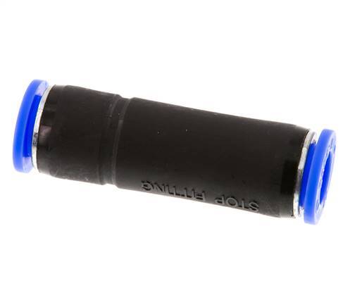 Push-In Fitting 12mm Auto Shut-Off Brass/PBT 0-10bar (0-145psi)