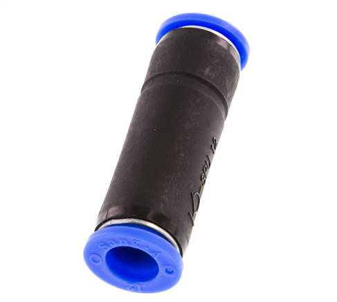 Push-In Fitting 12mm Auto Shut-Off Brass/PBT 0-10bar (0-145psi)