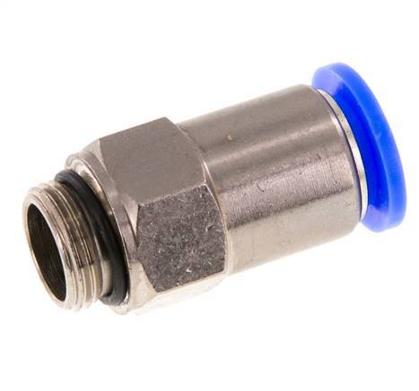 Push-In Fitting 12mm & G3/8'' Male Auto Shut-Off Brass/PBT 0-10bar (0-145psi)