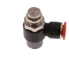 Flow Control Silencer Meter-In Elbow 10 mm - R3/8'' Brass/PA 66