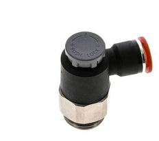 Flow Control Valve Meter-In Elbow 10 mm - G1/2'' Brass/PA 66 Locknut