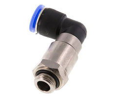12mm & G3/8'' Elbow Quick Swivel Joint Push-In-Male Threads Nickel-Plated Brass/PBT NBR Rotatable