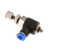 Flow Control Silencer Meter-Out Elbow 3 mm - M3 Brass/PBT