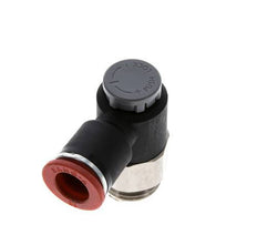 Flow Control Valve Meter-In Elbow 12 mm - G1/2'' Brass/PA 66 Locknut