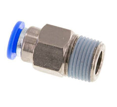 Push-In Fitting 8mm & R3/8'' Male Auto Shut-Off Brass/PBT 0-10bar (0-145psi)