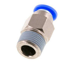 Push-In Fitting 8mm & R3/8'' Male Auto Shut-Off Brass/PBT 0-10bar (0-145psi)