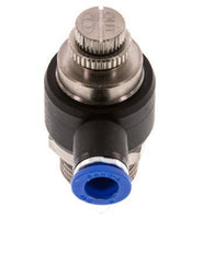 Flow Control Silencer Meter-Out Elbow 8 mm - G1/2'' Brass/PA 66