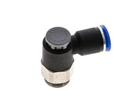 Flow Control Valve Meter-Out Elbow 12 mm - G1/2'' Brass/PA 66 Locknut