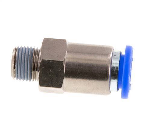 Push-In Check Valve 8mm & R1/8'' Male Brass/PBT 0.2-10bar (3-145psi) Thread-Hose