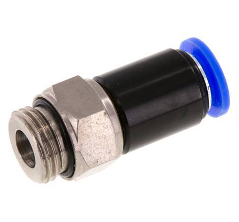 12mm & G1/2'' Swivel Joint Push-In-Male Threads Nickel-Plated Brass/PBT NBR Rotatable