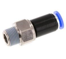 10mm & R3/8'' Swivel Joint Push-In-Male Threads Nickel-Plated Brass/PBT NBR Rotatable