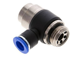 Flow Control Silencer Meter-Out Elbow 10 mm - G1/2'' Brass/PA 66 Slotted Screw