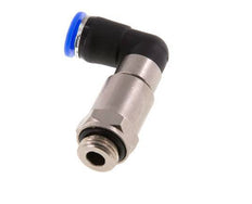 8mm & G1/4'' Elbow Quick Swivel Joint Push-In-Male Threads Nickel-Plated Brass/PBT NBR Rotatable