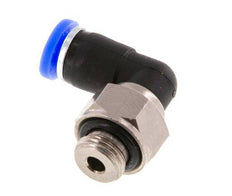 4mm & G1/8'' Elbow Swivel Joint Push-In-Male Threads Nickel-Plated Brass/PBT NBR Rotatable
