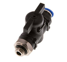 2-Way Straight Ball Valve 6 mm - G1/8'' Plastic/Brass