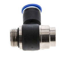 Flow Control Silencer Meter-Out Elbow 12 mm - G1/2'' Brass/PA 66 Slotted Screw