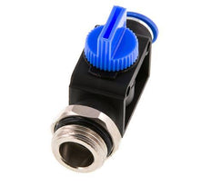 3/2-Way Shut-Off Hand Valve 10 mm - R3/8'' Plastic/Brass Thread-side venting