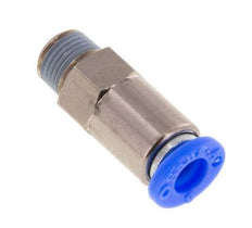 Push-In Check Valve 6mm & R1/8'' Male Brass/PBT 0.2-10bar (3-145psi) Hose-Thread