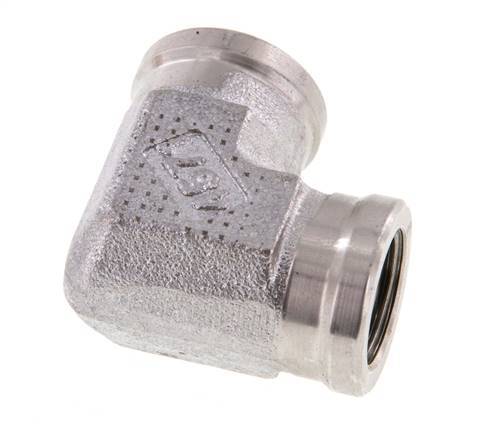 90deg Angled Fitting G3/8'' Female High Pressure Stainless Steel 250bar (3512.5psi) Hydraulic