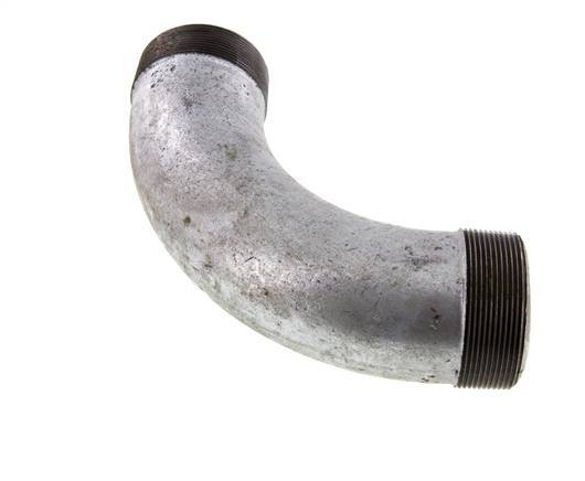 90deg Angled Pipe R2 1/2'' Cast Iron 25bar (351.25psi)