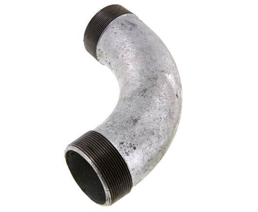 90deg Angled Pipe R2 1/2'' Cast Iron 25bar (351.25psi)