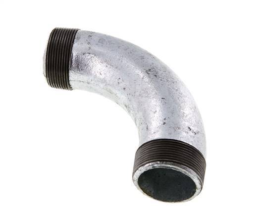 90deg Angled Pipe R2'' Cast Iron 25bar (351.25psi)