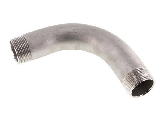 90deg Angled Pipe R1 1/4'' Stainless Steel 16bar (224.8psi)