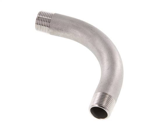 90deg Angled Pipe R3/8'' Stainless Steel 16bar (224.8psi)